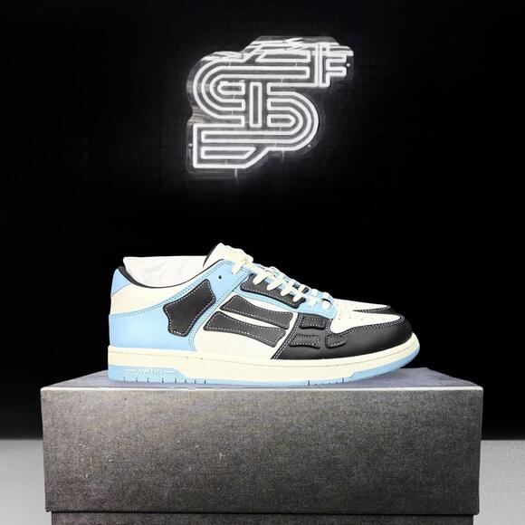 Amiri Skel-Top Low Blue/Black/White - Picture 1 of 6